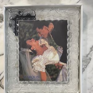 Waterford Crystal Frame with Floral Details